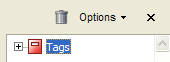 tags tab showing tags available